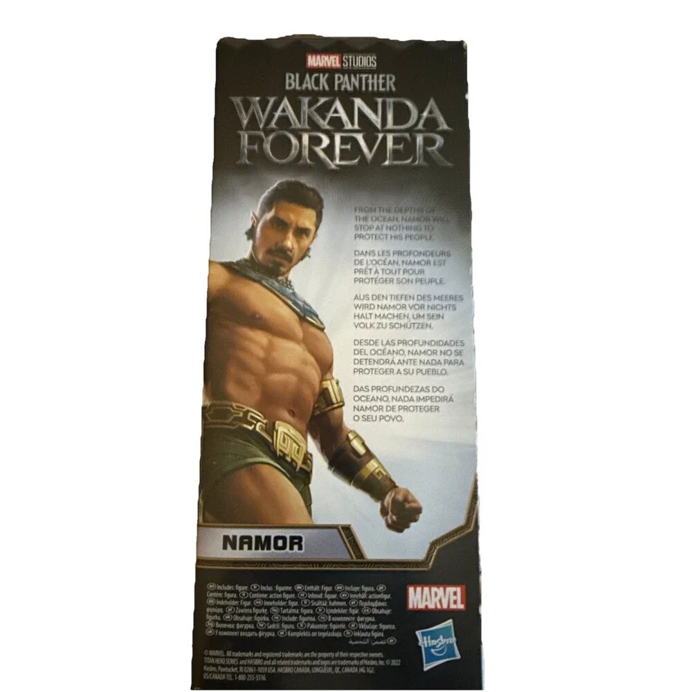 Marvel Studios' Black Panther: Wakanda Forever Titan Hero Series Namor Toy NEW
